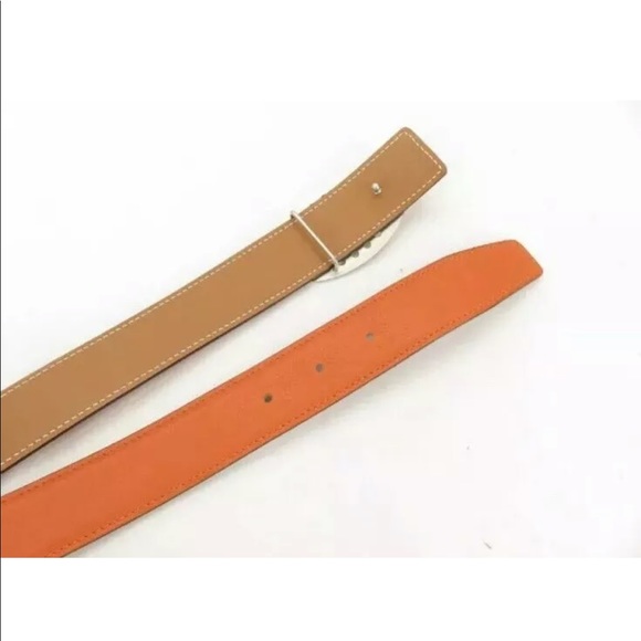 HERMES EVELYNE REVERSIBLE BELT SIZE 80 WITH BOX. - Picture 3 of 8